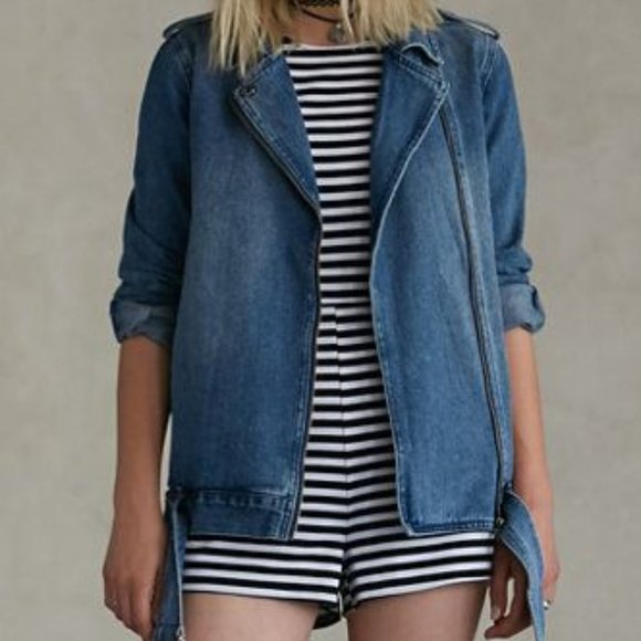 Gypsy Warrior Oversize Slouch Jean Jacket - Picture 11 of 11